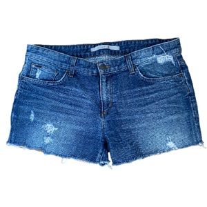 JOE’S “Ex-Lover” Distressed Denim Shorts Size 31